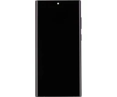 Dėklas Skystųjų kristalų ekranas + jutiklinis blokas + priekinis dangtelis Samsung S908B Galaxy S22 Ultra Phantom Juodas (Paslaugų paketas)