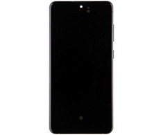 LCD ekranas + jutiklinis blokas „Samsung SM-G990B Galaxy S21 FE Graphite“ (pakeitimų paketas)