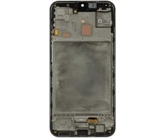 Dėklas LCD ekranas + jutiklinis blokas Samsung M156 Galaxy M15 5G Juodas (pakeitimų paketas)
