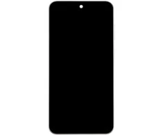 Dėklas LCD ekranas + jutiklinis skydelis + priekinis dangtelis Samsung A366B Galaxy A36 5G baltas (pakeitimo paketas)