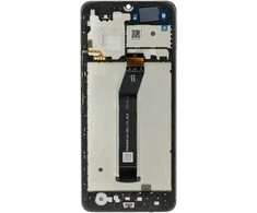 Dėklas LCD ekranas Ekranas + Touch Unit + priekinis dangtelis, skirtas Xiaomi Redmi A3 Juodas (Service Pack)