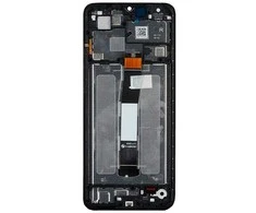 Dėklas LCD Ekranas + Touch Unit + priekinis dangtelis skirtas Xiaomi Redmi 12C Juodas (Service Pack)