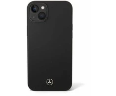 Mercedes Benz Apple iPhone 14 plus Mercedes dėklas Silicone juodos spalvos