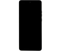 Dėklas „Motorola Edge 40 Neo“ skystųjų kristalų ekranas + jutiklinis blokas + priekinis dangtelis „Juodas Beauty“ (servisų paketas)