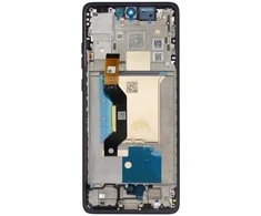 Motorola Edge 60 LCD ekranas + lietimui jautrus skydelis + priekinis dangtelis, Gibraltaro jūra (pakeitimo paketas)
