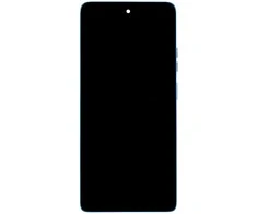Dėklas Motorola G75 5G LCD Ekranas + Touch Unit + Front Cover Aqua Mėlyna (Service Pack)