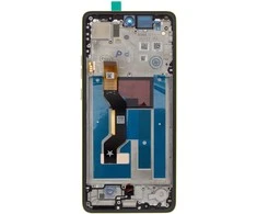 Motorola G86 LCD Ekranas + Touch Unit + Front Cover Žalias (Golden Cypress) (Service Pack)