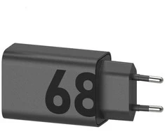 Motorola TurboPower™ 68W įkroviklis su 6.5 A, 1 m USB-C kabeliu