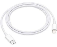 MX0K2ZM/A Apple iPhone USB-C/Lightning duomenų kabelis 1m Baltas (masinis)