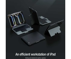 Nillkin Bumper Combo Keyboard Case (Backlit Version) Apple iPad Pro 11 2024 dėklas planšetiniam kompiuteriui