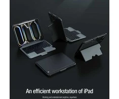 Nillkin Bumper Combo Keyboard Case (Backlit Version) Apple iPad Pro 11 2024 dėklas planšetiniam kompiuteriui