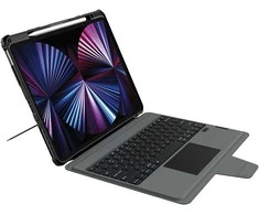 Nillkin Bumper Combo Keyboard dėklas (Backlit Version) skirtas iPad Pro 12.9 2020/2021/2022/ Air 13 2024/2025 juodos spalvos
