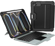Nillkin Bumper Combo Keyboard Case (Backlit Version) Apple iPad Pro 11 2024 dėklas planšetiniam kompiuteriui