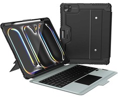 Nillkin Bumper Combo Klaviatūra (su pašvietimu) Apple iPad Pro 13 2024 dėklasp lanšetiniam kompiuteriui juodos spalvos