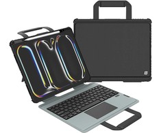 Nillkin Bumper GO Keyboard (Backlit Version) Apple iPad Pro 13 2024 dėklas planšetiniam kompiuteriui juodos spalvos