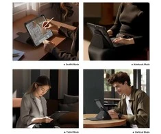 Nillkin Bumper Link Keyboard dėklas (Backlit Version) for iPad 10.9 2022/11 2025 Juodas