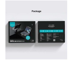 Nillkin Bumper Link Keyboard dėklas (Backlit Version) for iPad 10.9 2022/11 2025 Juodas