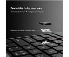 Nillkin Bumper Link Keyboard dėklas (Backlit Version) skirtas Apple iPad Pro 12.9 2020/2021/2022/ Air 13 2024/2025 juodos spalvos