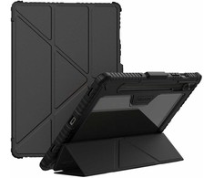 Nillkin Bumper PRO Protective Stand dėklas Multi-angle skirtas Samsung Galaxy Tab S10 FE juodos spalvos