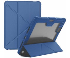Nillkin Bumper PRO Protective Stand dėklas Multi-angle skirtas iPad Pro 11 2024 Sapphire Mėlyna