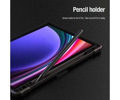 Nillkin Bumper PRO Protective Stand dėklas Multi-angle skirtas Samsung Galaxy Tab S10 FE juodos spalvos
