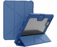 Nillkin Bumper PRO Protective Stand dėklas Multi-angle skirtas iPad Pro 12.9 2020/2021/2022/ Air 13 2024/2025 Sapphire Mėlyna