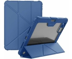 Nillkin Bumper PRO Protective Stand dėklas Multi-angle skirtas iPad Pro 12.9 2020/2021/2022/ Air 13 2024/2025 Sapphire Mėlyna