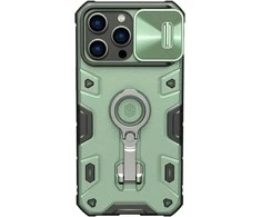 Dėklas Nillkin CamShield Armor Pro Apple iPhone 14 Pro Max žalias