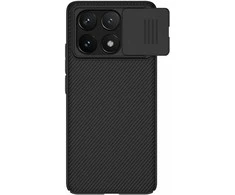 Nillkin CamShield Hard dėklas skirtas Poco X6 Pro 5G juodos spalvos