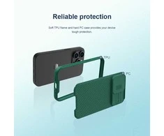 Dėklas Nillkin CamShield Pro Apple iPhone 14 Pro mėlynas