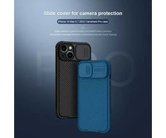Nillkin CamShield Pro Apple iPhone 14 Plus Armored Camera Protector dėklas telefonui žalios spalvos