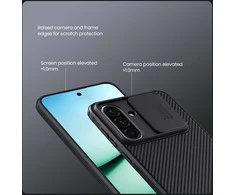 Nillkin CamShield PRO Hard Samsung Galaxy A36 5G dėklas telefonui žalios spalvos