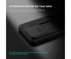 Nillkin CamShield PRO Hard Dėklas Xiaomi 17T skaidrus juodos spalvos