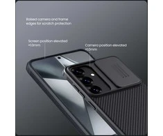 Nillkin CamShield PRO Magnetic Hard Samsung Galaxy S25 dėklas telefonui juodos spalvos