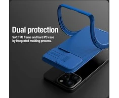 Nillkin CamShield PRO Magnetic Apple iPhone 15 Pro Max dėklas telefonui juodos spalvos