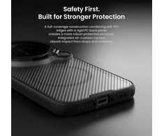 Dėklas Nillkin CamShield Prop Magnetic Case skirtas Xiaomi 17 Ultra juodos spalvos