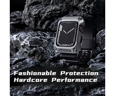 Uniq NILLKIN DĖKLAS DYNAGUARD WRISTBAND APPLE WATCH 45mm/7/8, Juodas / JUODA