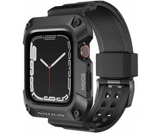 Uniq NILLKIN DĖKLAS DYNAGUARD WRISTBAND APPLE WATCH 45mm/7/8, Juodas / JUODA