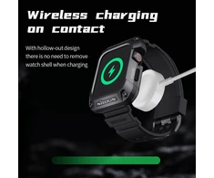 Nillkin DynaGuard apyrankė + dėklas Apple Watch Series 44mm 4/5/6 juodas