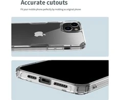 Dėklas Nillkin Nature TPU Pro Apple iPhone 15 Plus baltas