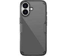Nillkin Nature TPU PRO dėklas skirtas Apple iPhone 17 skaidrus juodos spalvos