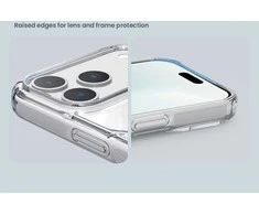 Nillkin Nature TPU PRO dėklas skirtas Apple iPhone 17 Pro Max skaidrus juodos spalvos
