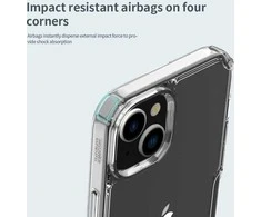 Dėklas Nillkin Nature TPU Pro Apple iPhone 15 Plus baltas