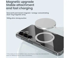 Nillkin Nature TPU PRO Magnetic Samsung Galaxy S25 Plus dėklas telefonui skaidrus