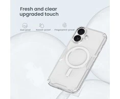 Nillkin Nature TPU PRO Magnetic dėklas skirtas Apple iPhone 17 skaidrus