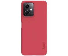 Dėklas Nillkin Super Frosted Shield Xiaomi Redmi Note 12 5G/Poco X5 5G raudonas