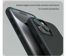 Nillkin Super Frosted Pro Back Apple iPhone 16 Pro dėklas telefonui juodos spalvos