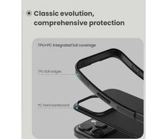 Nillkin Super Frosted Pro Back Apple iPhone 16 Pro Max dėklas telefonui juodos spalvos