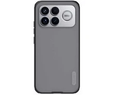 Nillkin Super Frosted PRO Back dėklas skirtas Poco F8 Ultra skaidrus juodos spalvos