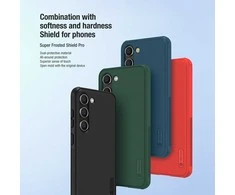 Dėklas Nillkin Super Frosted Shield Pro Samsung S916 S23 Plus 5G raudonas